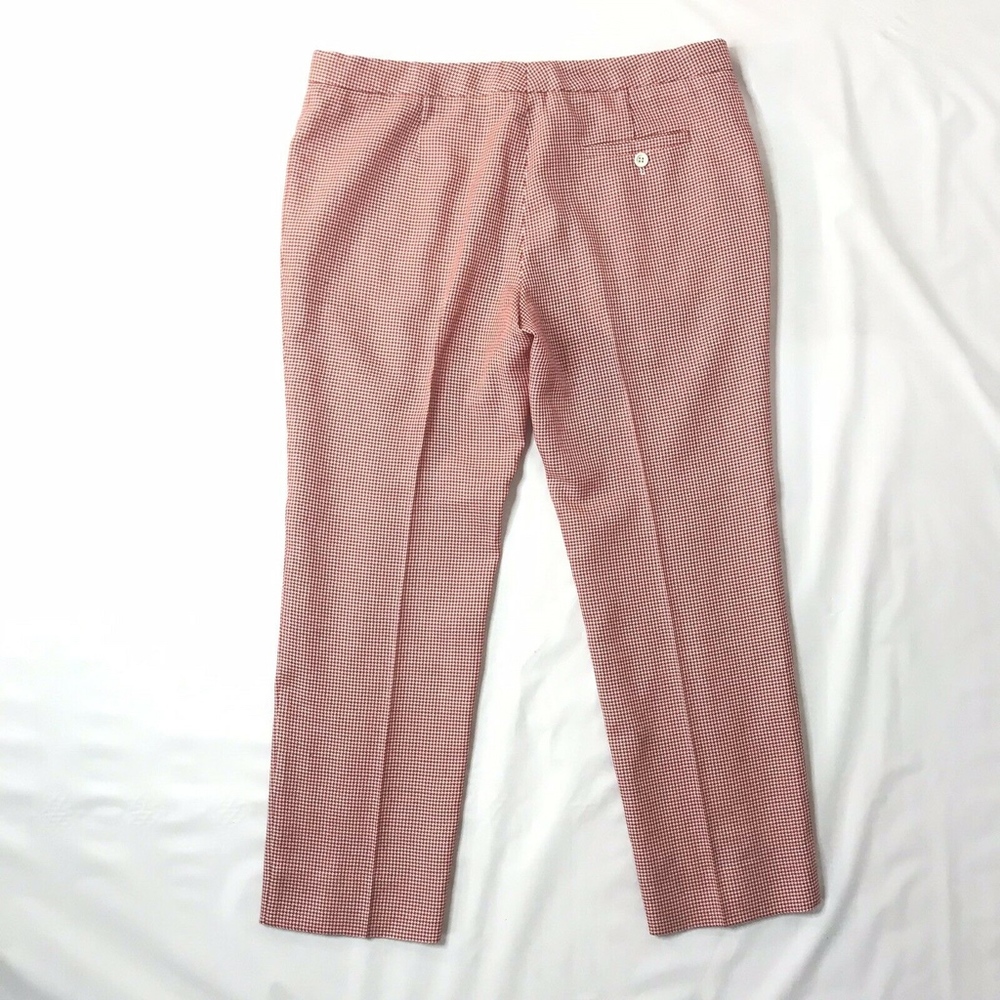 Miu Miu Crop Pant Trouser Wool Silk Red - image 4